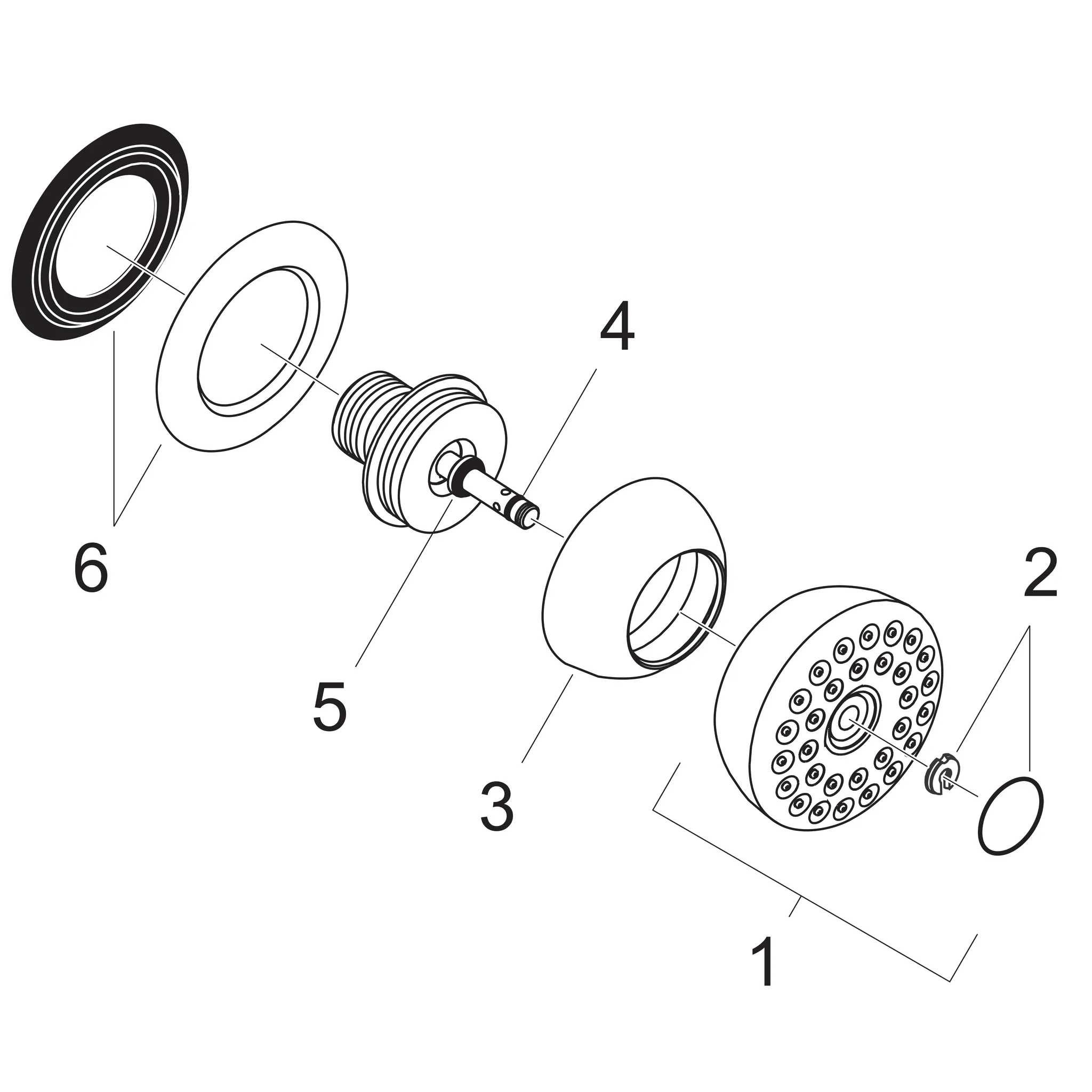 Seitenbrause Bodyvette chrom mit Rubit Seitenbrause Bodyvette chrom mit Rubit