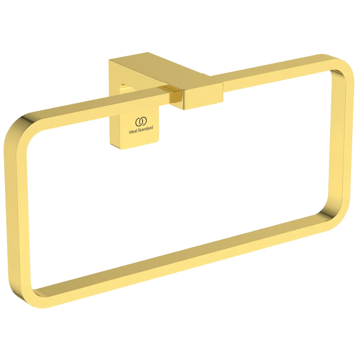 Ideal Standard Conca Cube Handtuchring, eckig, Brushed Gold