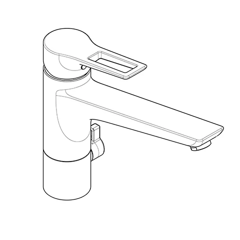Kludi MIX SPT-Multi-EHM DN 15 Bügelgriff chrom Spültisch-Einhandmischer