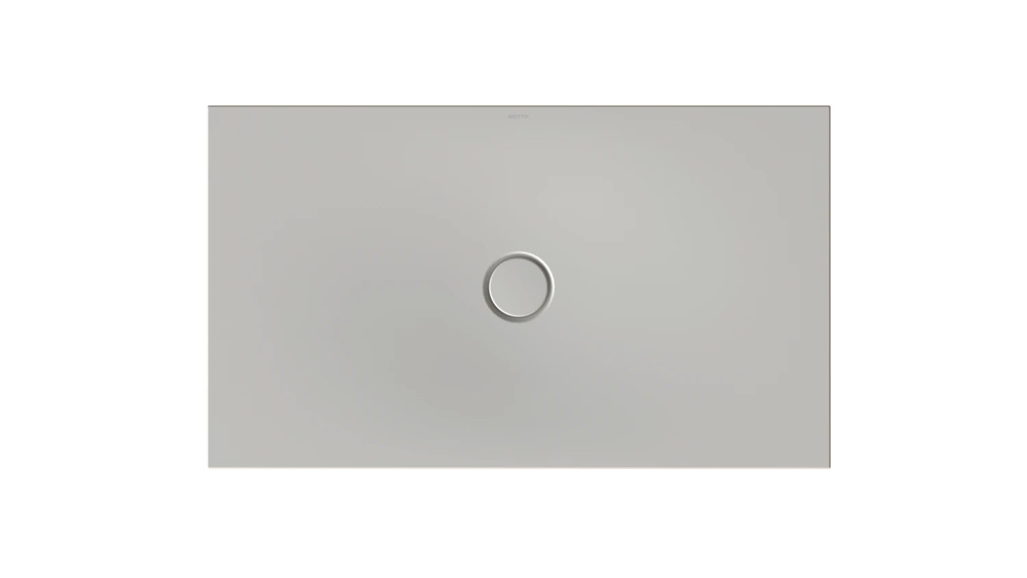 Bette rechteck Duschwanne „BetteFloor“ 1200 × 700 mm mit BetteAntirutsch Pro, ohne Oberflächenveredelung, ohne Wannenträger, in Dust