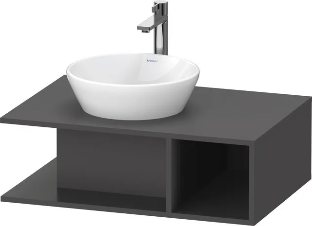 Duravit Waschtischunterschrank wandhängend „D-Neo“ 80 × 26 × 55 cm Graphit Matt Duravit Waschtischunterschrank wandhängend „D-Neo“ 80 × 26 × 55 cm Graphit Matt