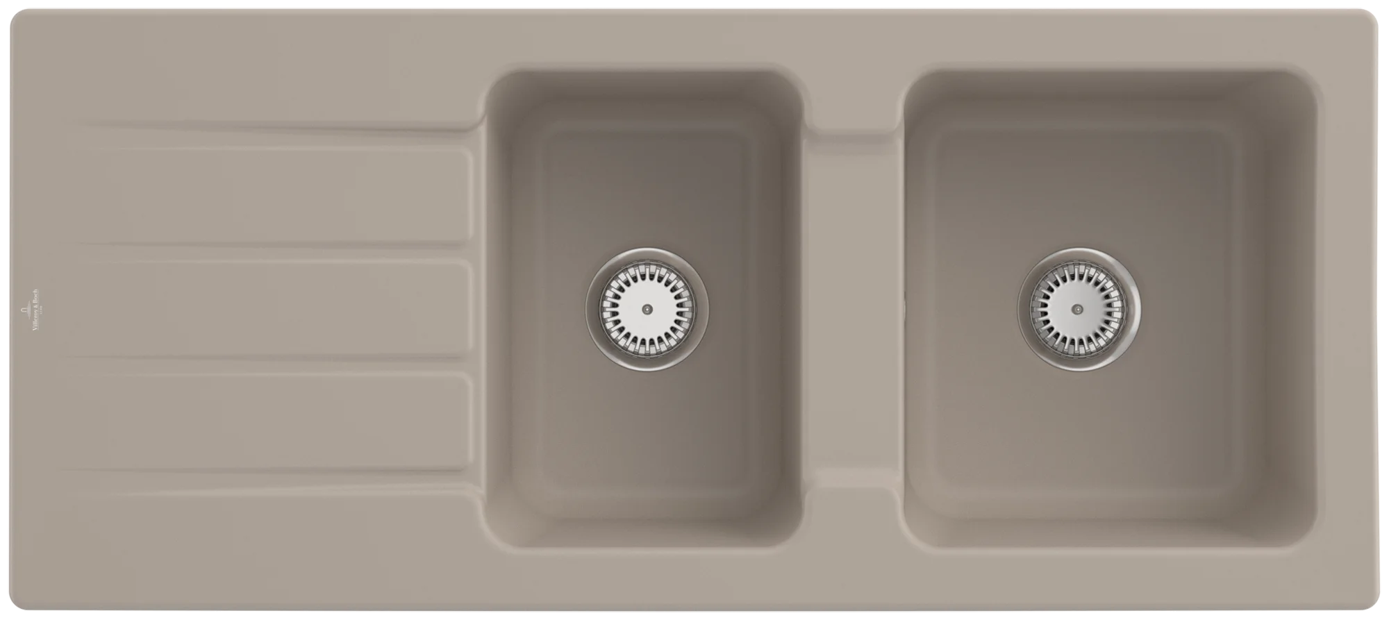 Villeroy & Boch Architectura 80 Einbauspüle, 1160x510mm, Keramik, Almond CeramicPlus