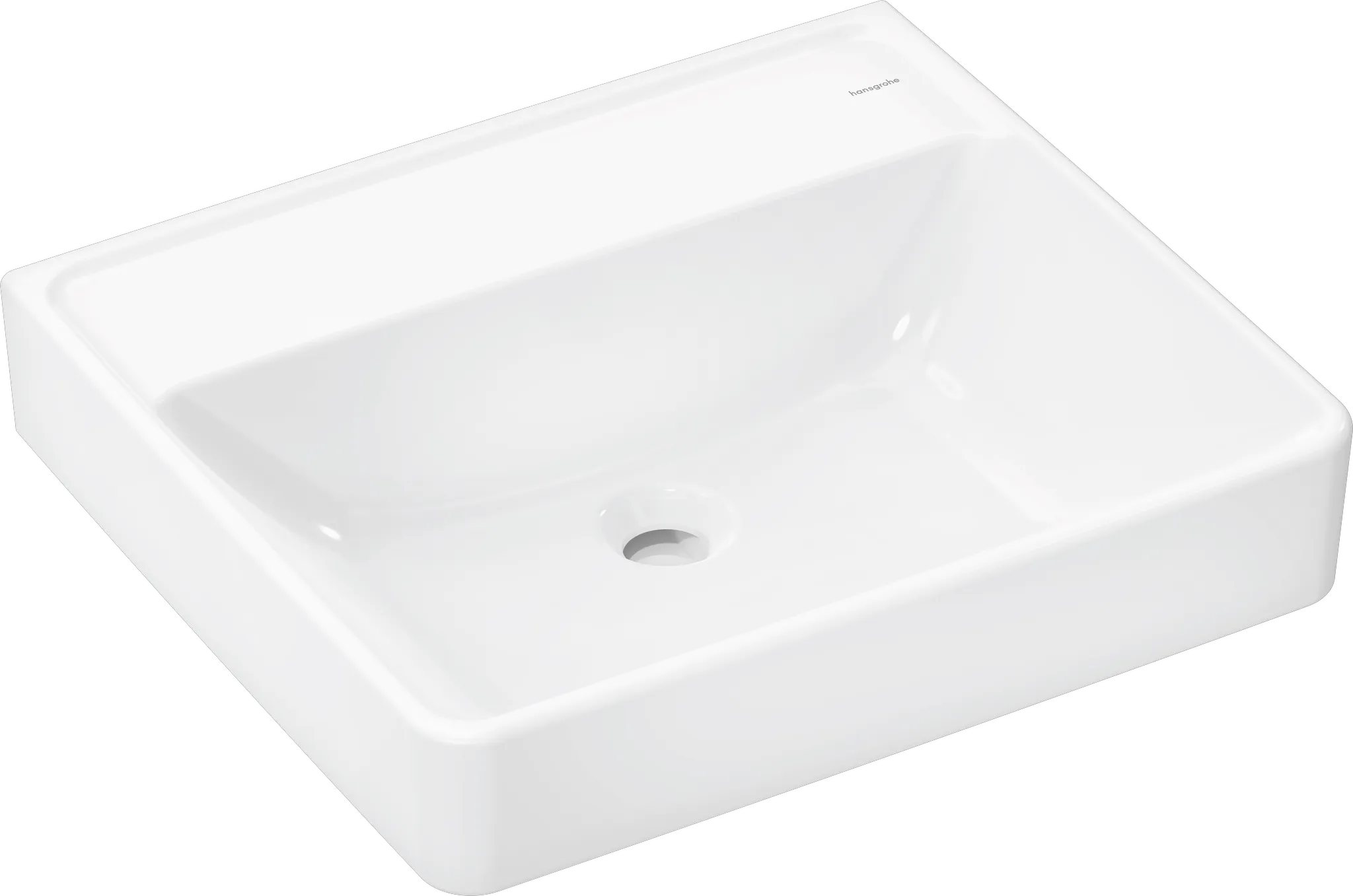 Hansgrohe Xanuia Q Waschtisch 550⁄480, weiß, SmartClean, ohne Hahnloch und Überlauf Hansgrohe Xanuia Q Waschtisch 550⁄480, weiß, SmartClean, ohne Hahnloch und Überlauf