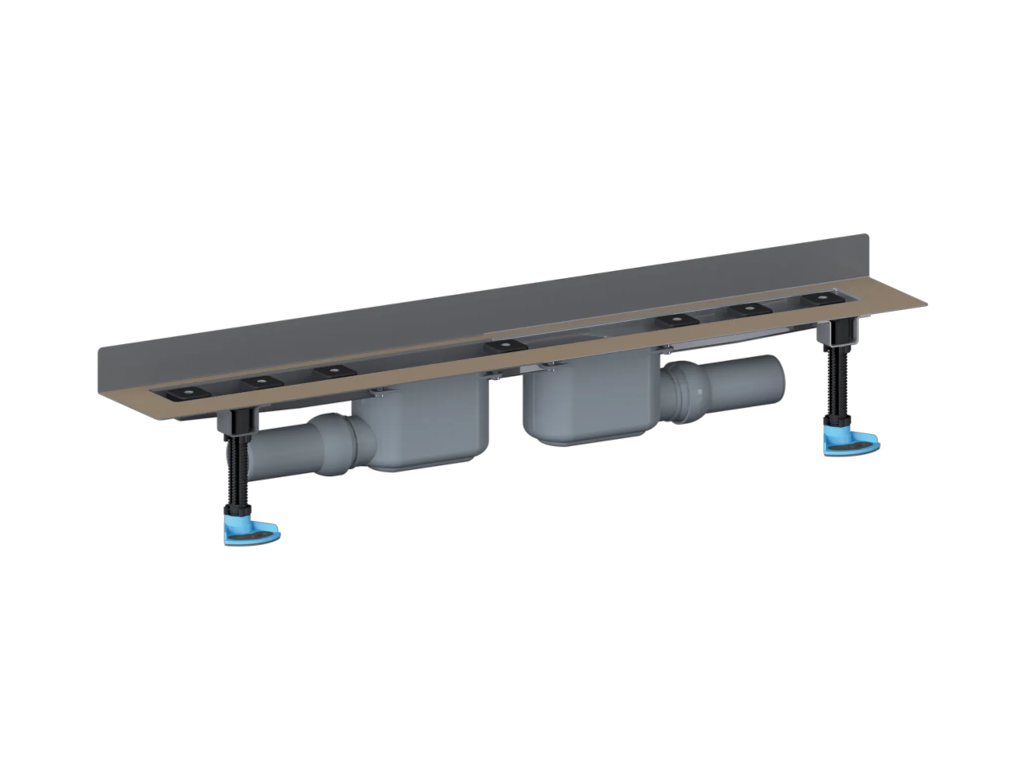 Duschrinne CeraLine W Duo 1200 mm, DN 50