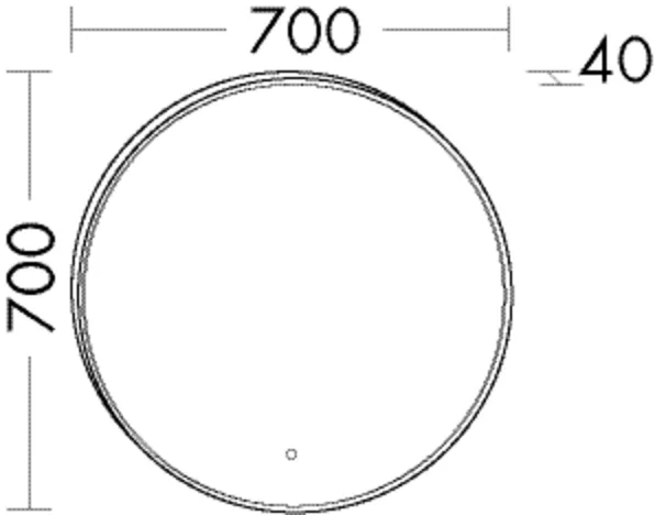 burgbad Spiegel „Mya“ 700 × 700 mm burgbad Spiegel „Mya“ 700 × 700 mm