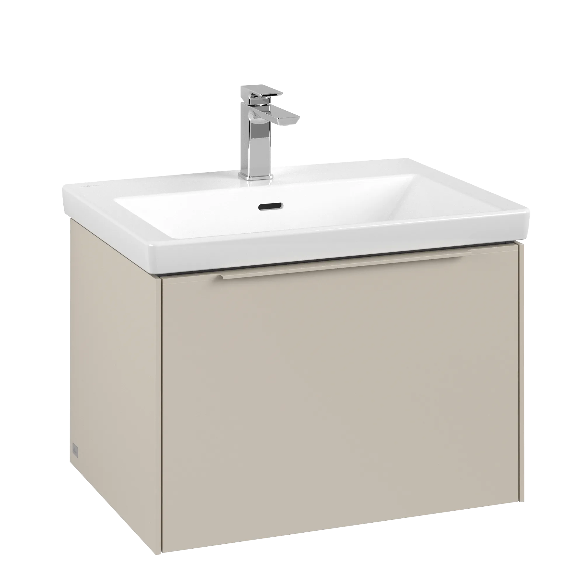 Villeroy & Boch Waschtischunterschrank „Subway 3.0“ für Schrankwaschtisch 622 × 429 × 478 mm Cashmere Grey, für Becken mittig