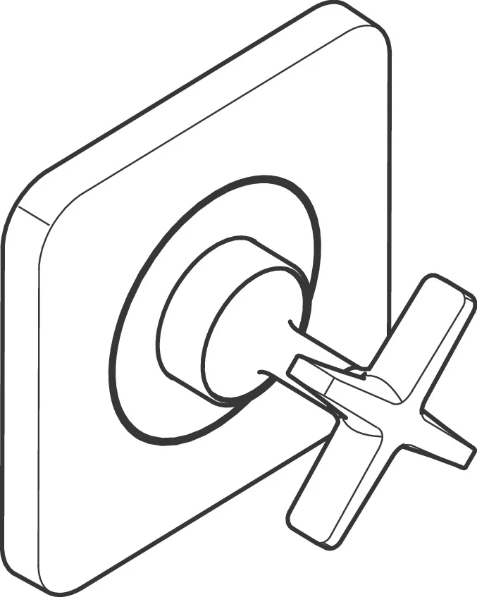 Hansgrohe AXOR Citterio E Absperrventil Unterputz, Chrom, 120/120 mm, Geräuschgruppe II Hansgrohe AXOR Citterio E Absperrventil Unterputz, Chrom, 120/120 mm, Geräuschgruppe II