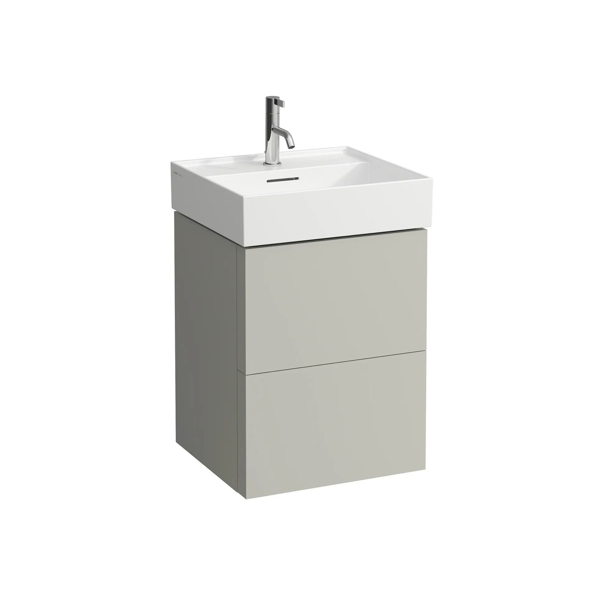 Laufen Waschtischunterbau „Kartell“ 450 × 600 × 480 mm Kieselgrau Laufen Waschtischunterbau „Kartell“ 450 × 600 × 480 mm Kieselgrau