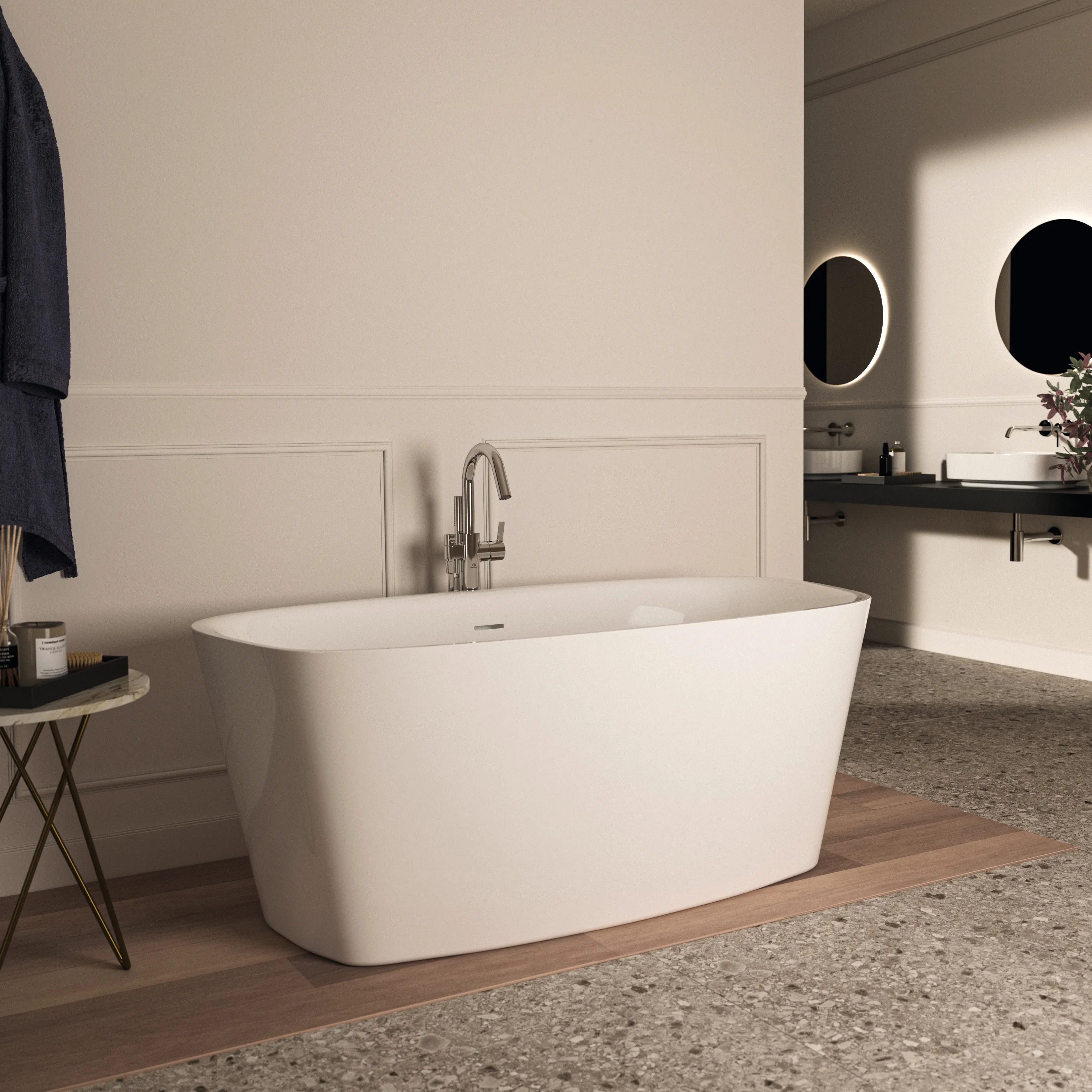 Ideal Standard Badewanne „Dea“ 75 × 150 cm in Weiß Ideal Standard Badewanne „Dea“ 75 × 150 cm in Weiß