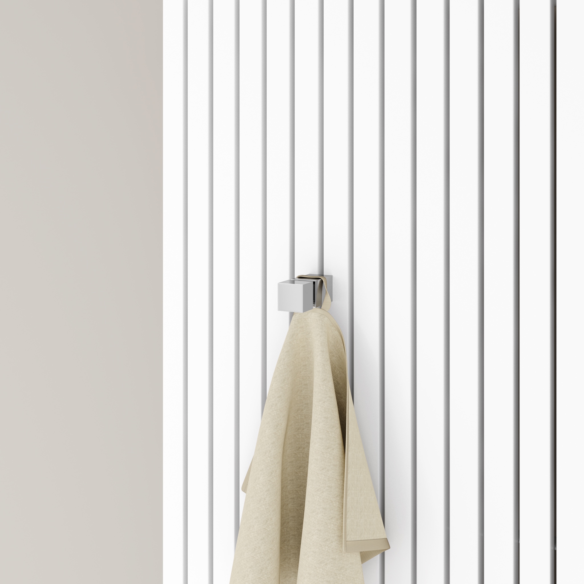 Kermi Design-Heizkörper „Decor-Arte® Pure“ vertikale Anordnung 29,5 × 140 cm in Weiß Soft