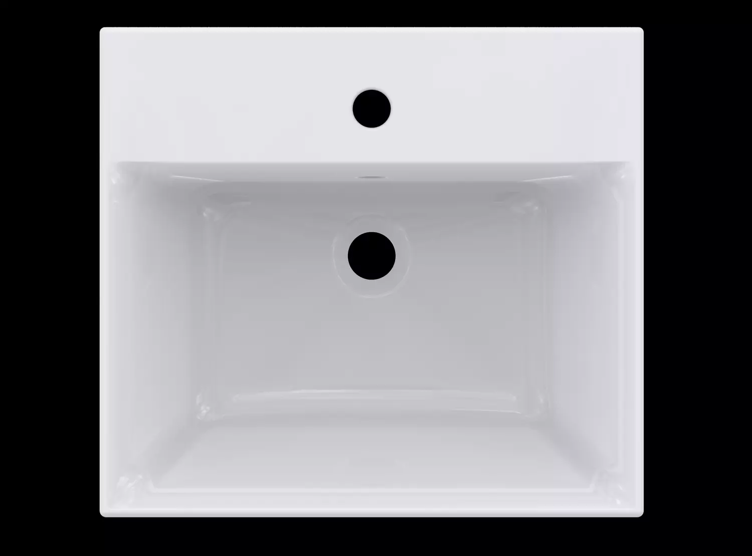 Toto Wandwaschtisch „CS“ 500 × 450 × 167 mm in weiß Toto Wandwaschtisch „CS“ 500 × 450 × 167 mm in weiß