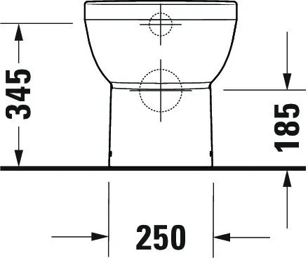 Stand-Tiefspül-WC back to wall „No.1“ 36,5 × 40 × 57 cm Stand-Tiefspül-WC back to wall „No.1“ 36,5 × 40 × 57 cm