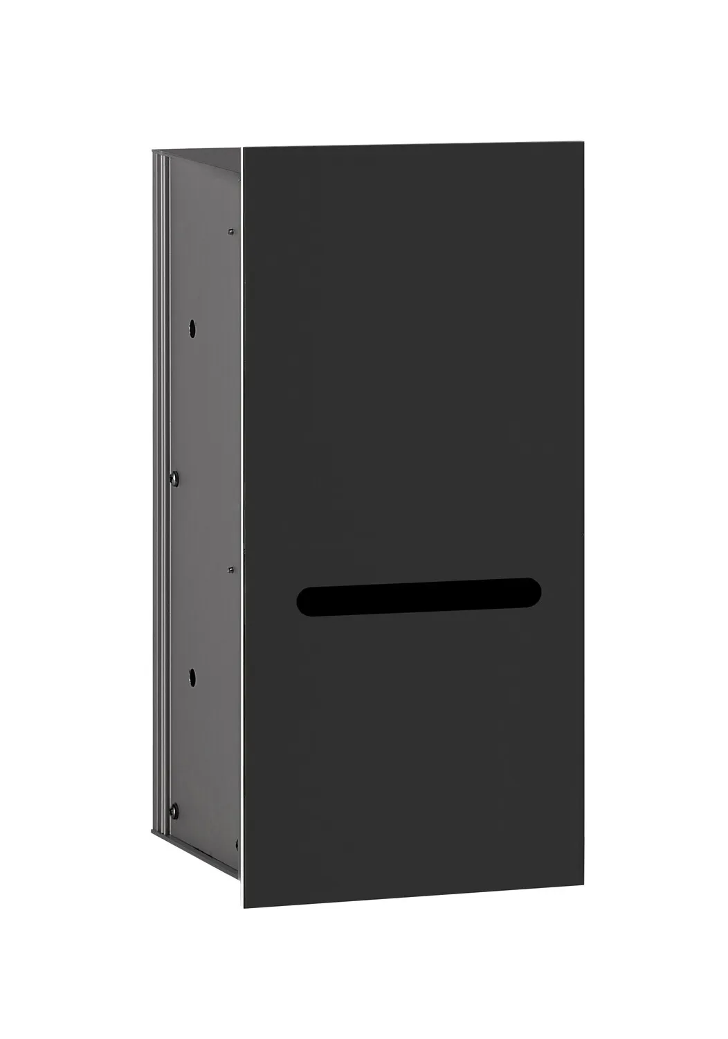 emco WC-Papier-Modul „asis module 2.0“, Anschlag rechts 17 × 34,6 × 15,62 cm in schwarz emco WC-Papier-Modul „asis module 2.0“, Anschlag rechts 17 × 34,6 × 15,62 cm in schwarz