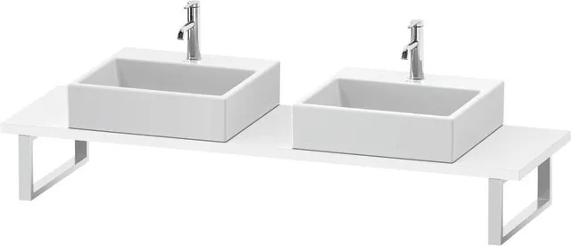 Duravit Konsole „L-Cube“ in Weiß Hochglanz