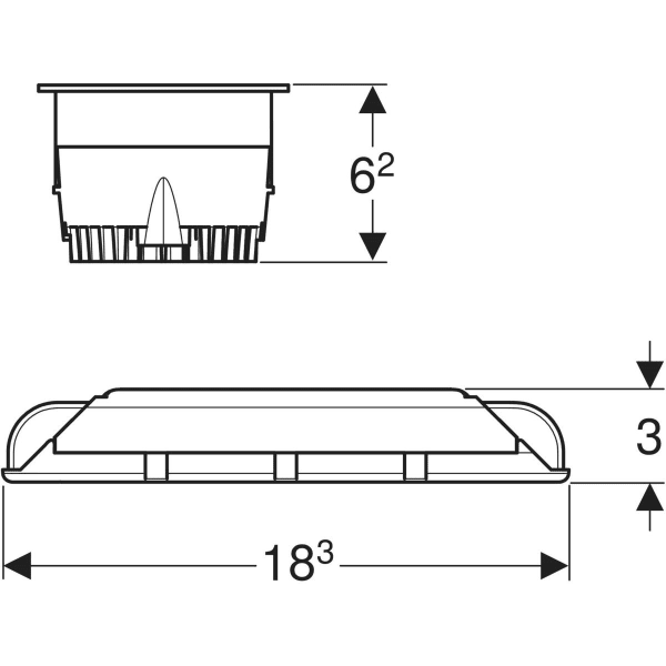 LED-Deckenspot DALI, für ComfortLight LED-Deckenspot DALI, für ComfortLight
