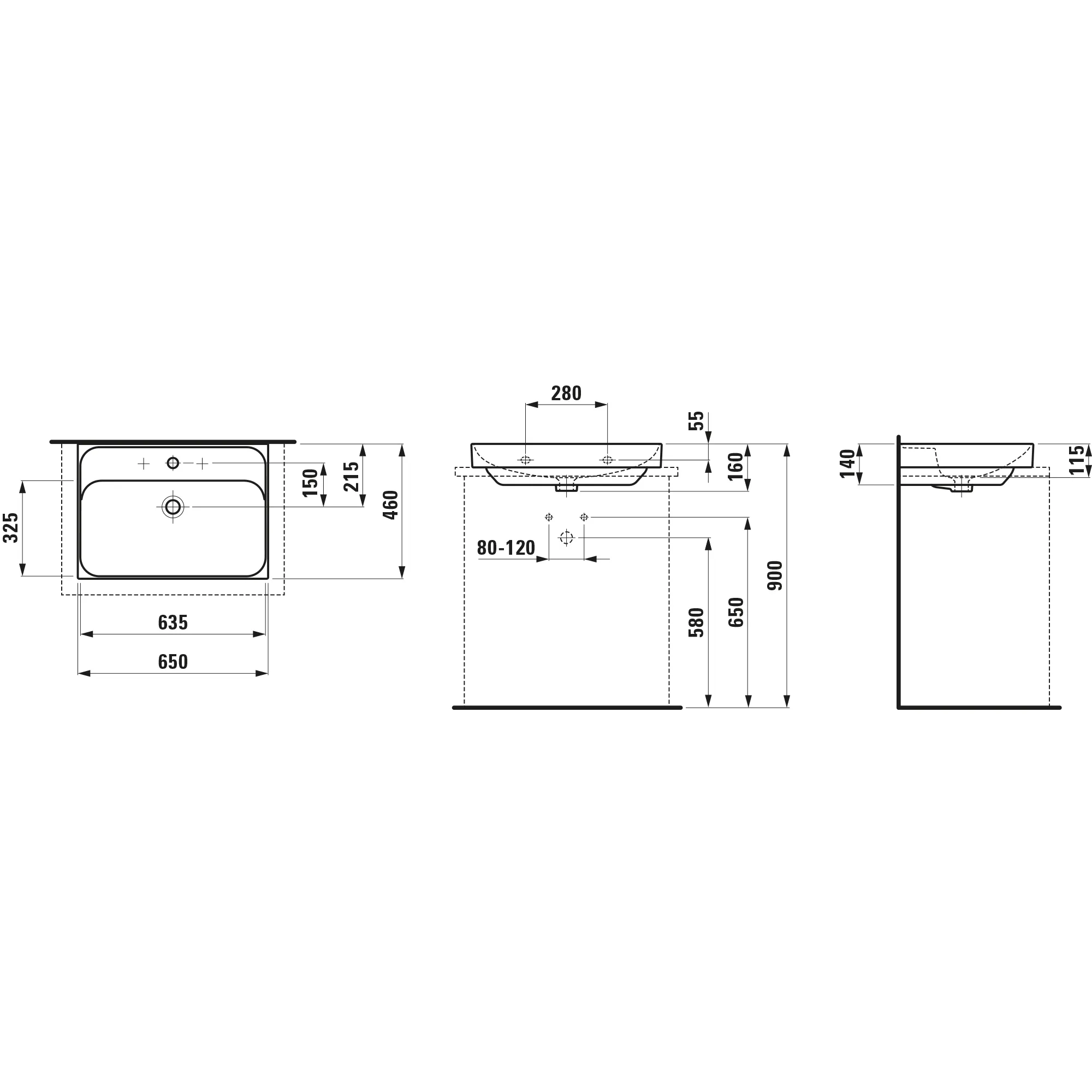 Laufen Aufsatzwaschtisch MEDA 460x650x160 1 Hl. o.Ül. LCC weiß Laufen Aufsatzwaschtisch MEDA 460x650x160 1 Hl. o.Ül. LCC weiß