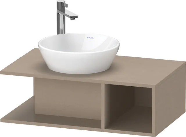 Duravit Waschtischunterschrank wandhängend „D-Neo“ 80 × 26 × 48 cm Leinen
