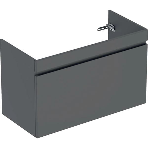 Geberit Renova Plan US Unterschrank für Möbelwaschtisch, lava, 98,8 x 60,5 x 47,3 cm, wandhängend, vormontiert Geberit Renova Plan US Unterschrank für Möbelwaschtisch, lava, 98,8 x 60,5 x 47,3 cm, wandhängend, vormontiert