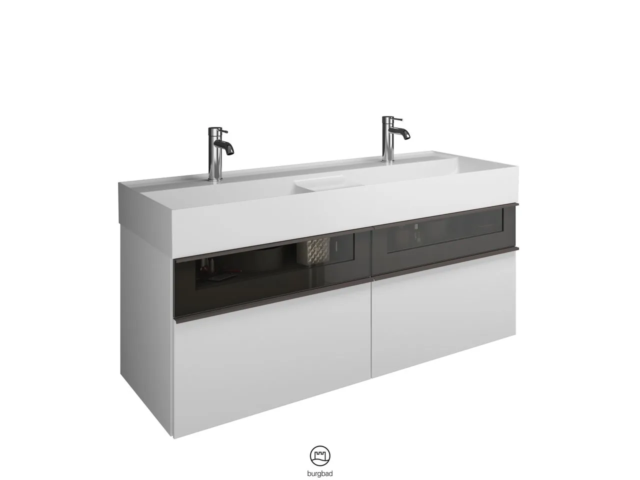 burgbad Badmöbelset „Yumo“ in Tectona Dekor Zimt burgbad Badmöbelset „Yumo“ in Tectona Dekor Zimt