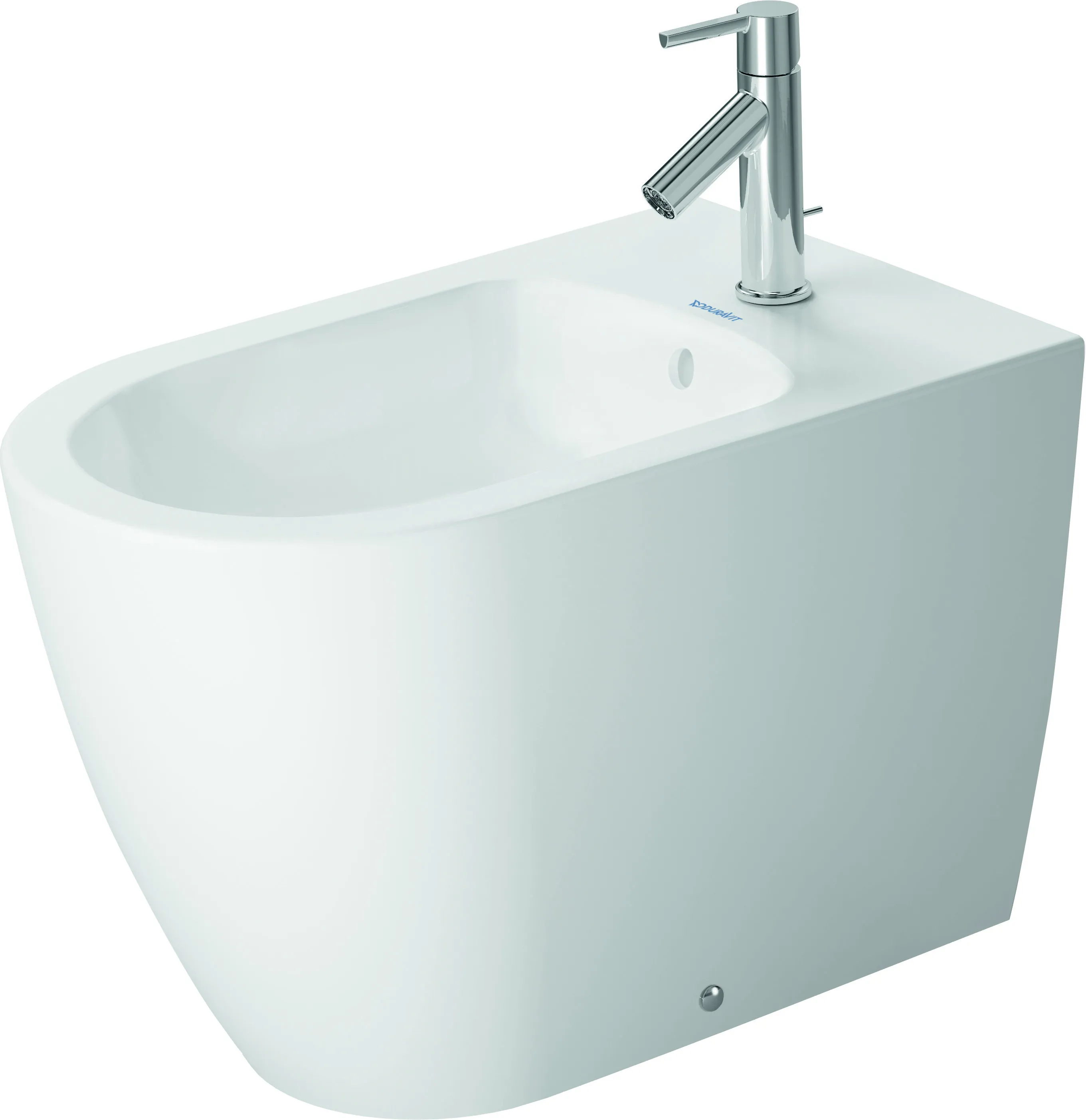 Duravit Stand-Bidet back to wall „ME by Starck“, Befestigung sichtbar 37 × 60 × 40 cm in Weiß Seidenmatt Duravit Stand-Bidet back to wall „ME by Starck“, Befestigung sichtbar 37 × 60 × 40 cm in Weiß Seidenmatt