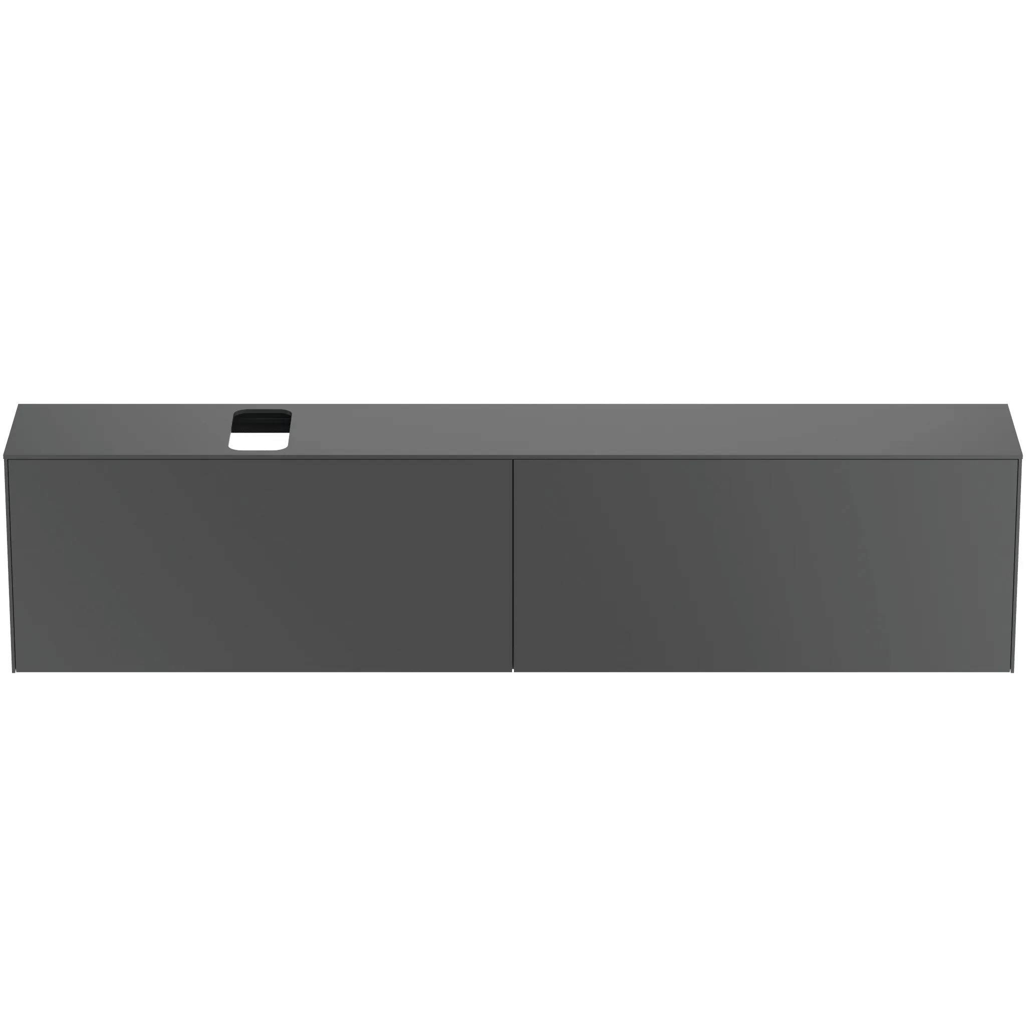 Ideal Standard Waschtischunterschrank Conca, 2 Auszüge, anthrazit Ideal Standard Waschtischunterschrank Conca, 2 Auszüge, anthrazit