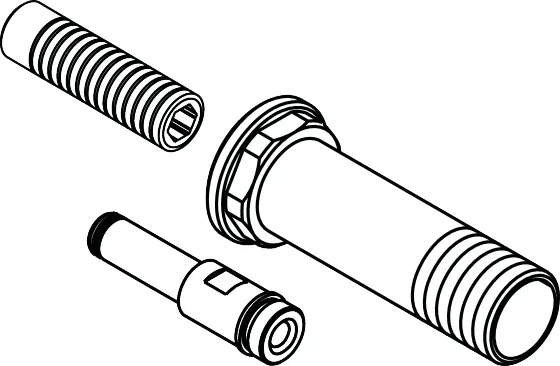 AXOR Starck Verlängerung Set für Handbrausemodul