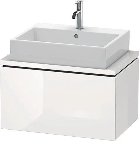 Duravit Waschtischunterschrank wandhängend „L-Cube“ 72 × 40 × 47,7 cm Weiß Hochglanz