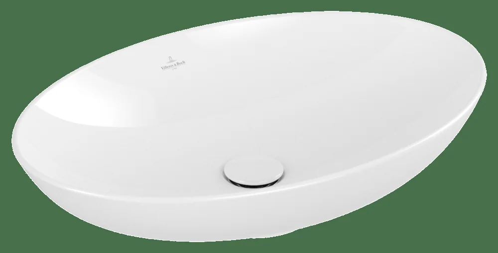 Villeroy & Boch Loop & Friends Aufsatzwaschbecken 4A4800, 620x420mm Oval, Weiß Alpin Villeroy & Boch Loop & Friends Aufsatzwaschbecken 4A4800, 620x420mm Oval, Weiß Alpin
