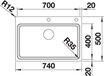 BLANCO ETAGON 700-IF/A BLANCO ETAGON 700-IF/A