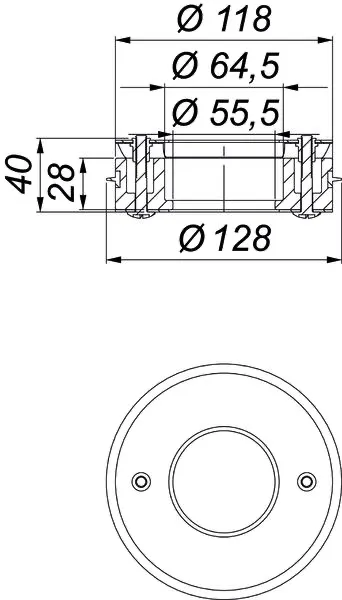 Brandschutzelement DN 50.2 Brandschutzelement DN 50.2