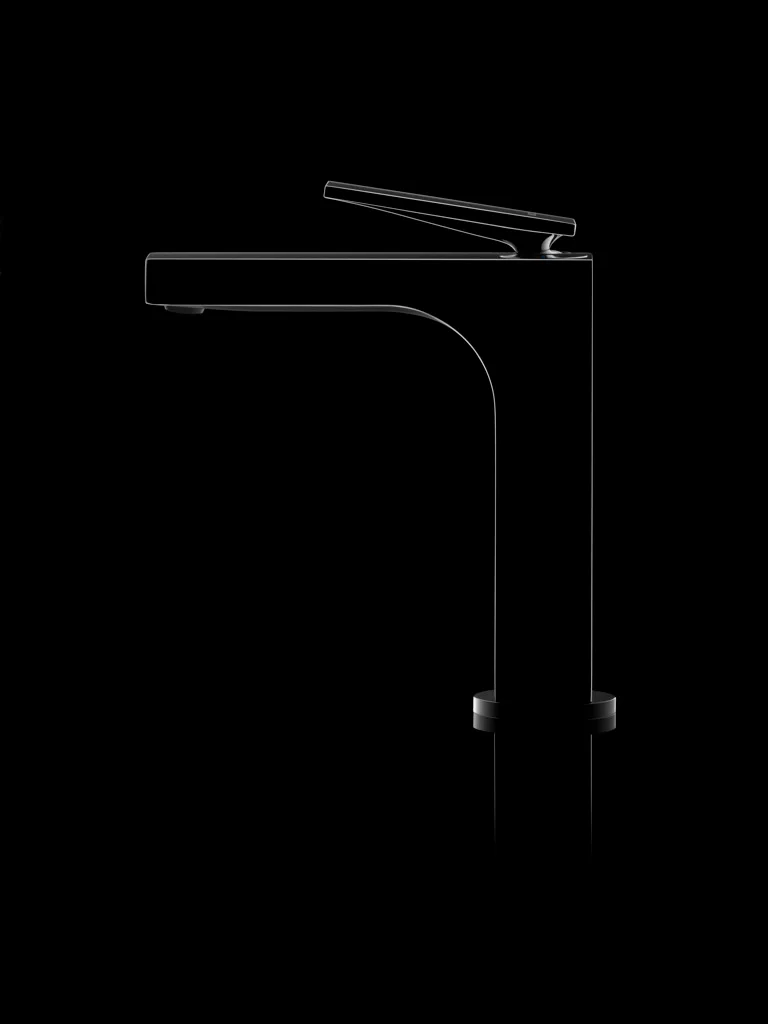 Hansgrohe AXOR Citterio Einhebel-Waschtischmischer 160, Chrom, Ausladung 143 mm, Auslaufhöhe 156 mm, Hebelgriff, Laminarstrahl, schwenkbarer Strahlformer