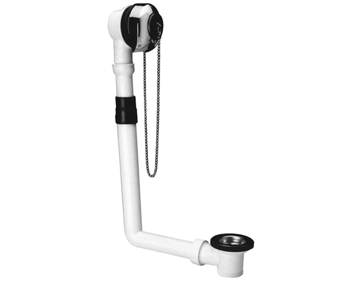 Ablaufgarnitur CW, o. Geruchverschl. mit Ventilstopfen Ablaufgarnitur CW, o. Geruchverschl. mit Ventilstopfen