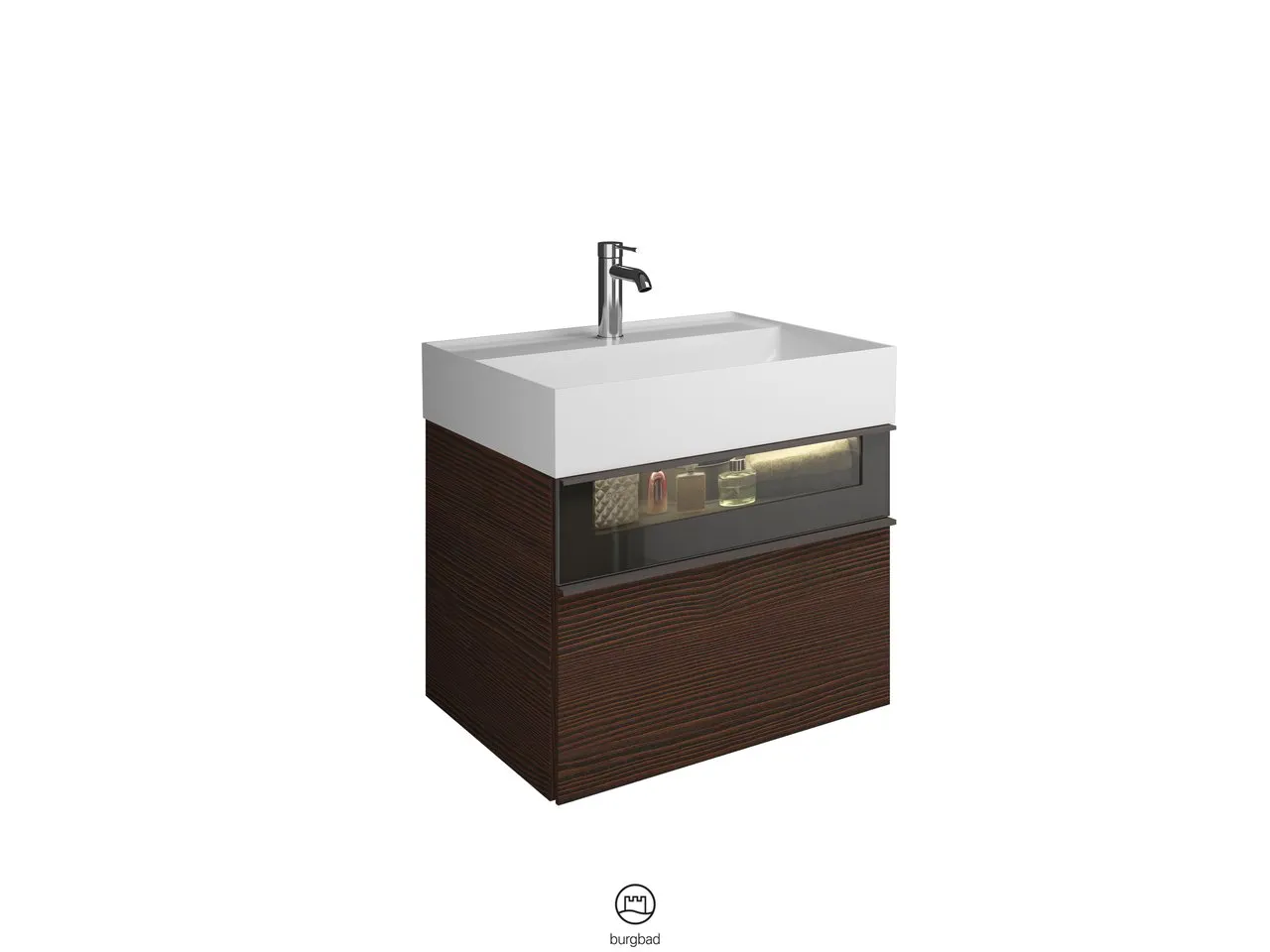 burgbad Badmöbelset „Yumo“ in Eiche Dekor Cashmere burgbad Badmöbelset „Yumo“ in Eiche Dekor Cashmere