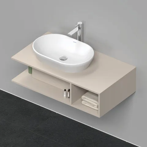 Duravit Waschtischunterschrank wandhängend „D-Neo“ 100 × 26 × 55 cm Taupe Matt Duravit Waschtischunterschrank wandhängend „D-Neo“ 100 × 26 × 55 cm Taupe Matt