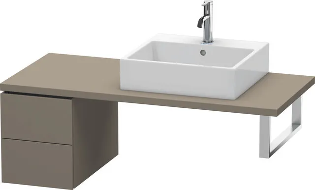 Duravit Unterschrank für Konsole „L-Cube“ 32 × 40 × 54,7 cm Flannel Grey Seidenmatt Duravit Unterschrank für Konsole „L-Cube“ 32 × 40 × 54,7 cm Flannel Grey Seidenmatt