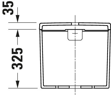 Spülkasten D-Neo, Weiß, mit IG, DF 6/3 L,WA unten links 3/8"Plastik