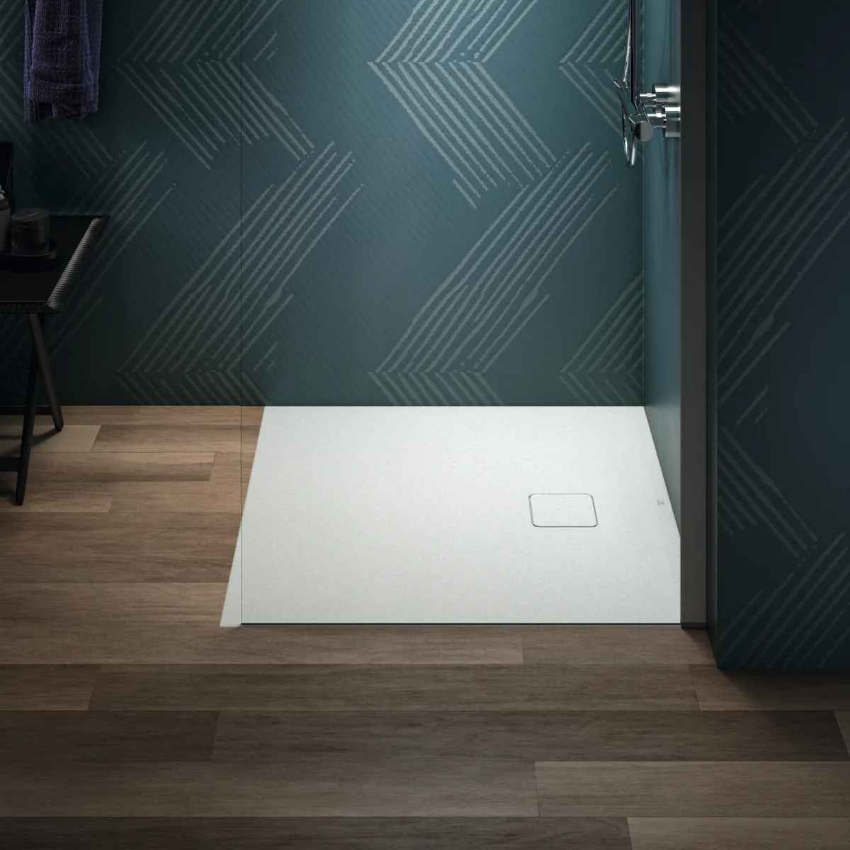 Ideal Standard Duschwanne „UltraFlatEvo“ 90 × 90 cm in Seidenweiß
