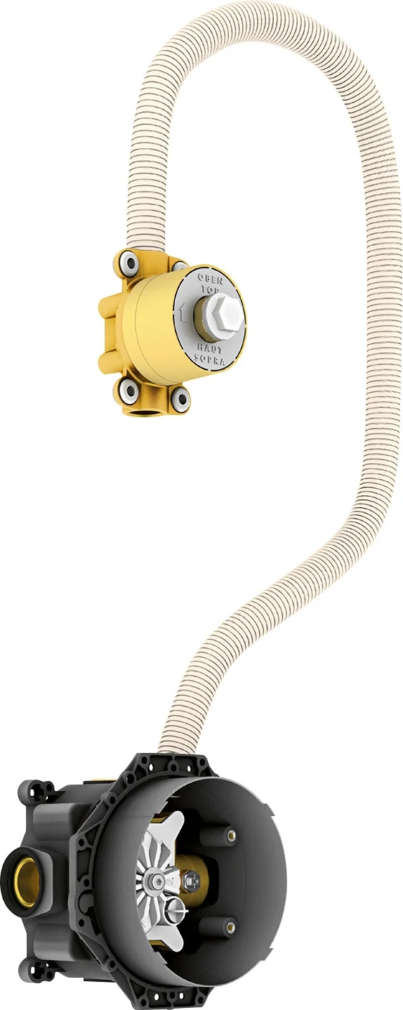 Hansgrohe AXOR Elektronik-Waschtischmischer Grundkörper Wandversion, passend für Infrarot Wandauslauf, DN20 Anschluss, 80–108 mm Einbautiefe Hansgrohe AXOR Elektronik-Waschtischmischer Grundkörper Wandversion, passend für Infrarot Wandauslauf, DN20 Anschluss, 80–108 mm Einbautiefe