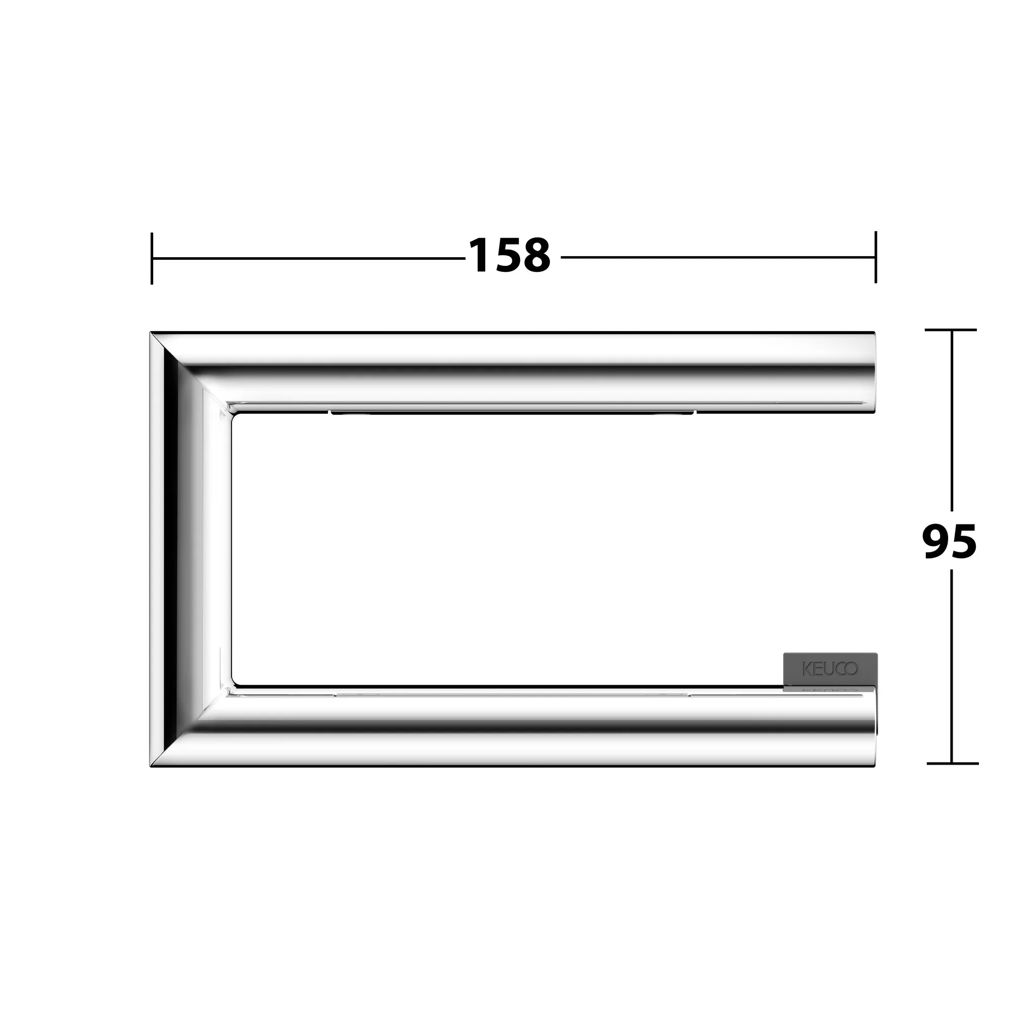 REVA 12862010000 Toilettenpapierhalter offene Form verchromt REVA 12862010000 Toilettenpapierhalter offene Form verchromt