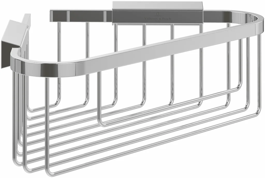 Villeroy & Boch Eck-Duschkorb Elements - Tender TVA151009000, 260x206x82mm, Chrom