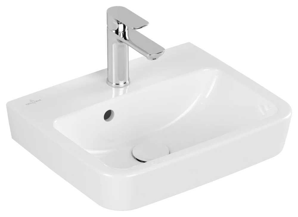 Villeroy & Boch O.novo Handwaschbecken 43444G, Eckig, 450x370mm, Weiß Alpin Villeroy & Boch O.novo Handwaschbecken 43444G, Eckig, 450x370mm, Weiß Alpin