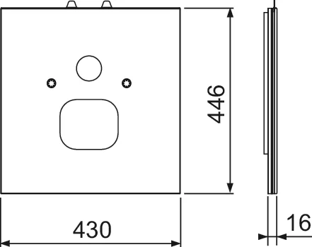 TECElux WC-Glasplatte für TECEone, weiß TECElux WC-Glasplatte für TECEone, weiß