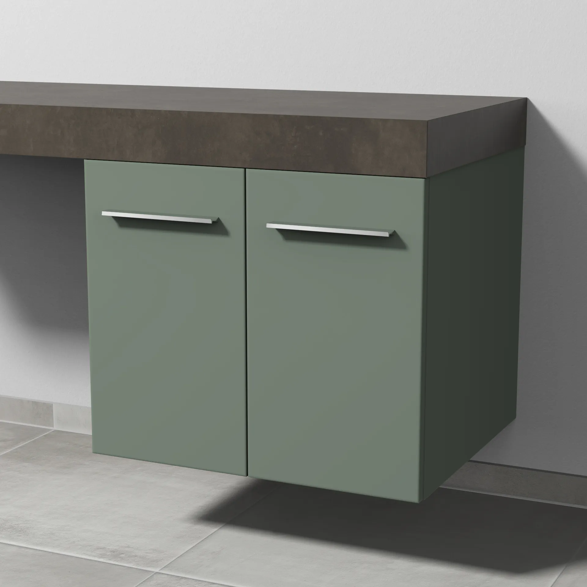 Sanipa Anbauschrank „2morrow“ 600 × 510 × 520 mm in Soft-Green