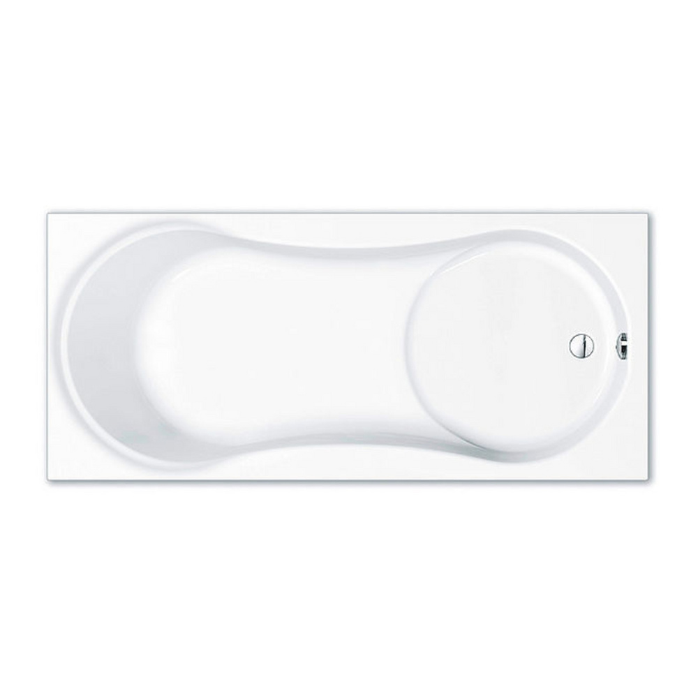 repaBAD Badewanne „Dublin“ rechteck 1700 × 750 mm, Fußablauf in Weiß repaBAD Badewanne „Dublin“ rechteck 1700 × 750 mm, Fußablauf in Weiß