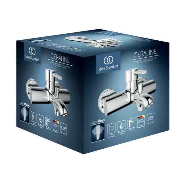 Badearmatur Aufputz Ceraline, Chrom Badearmatur Aufputz Ceraline, Chrom