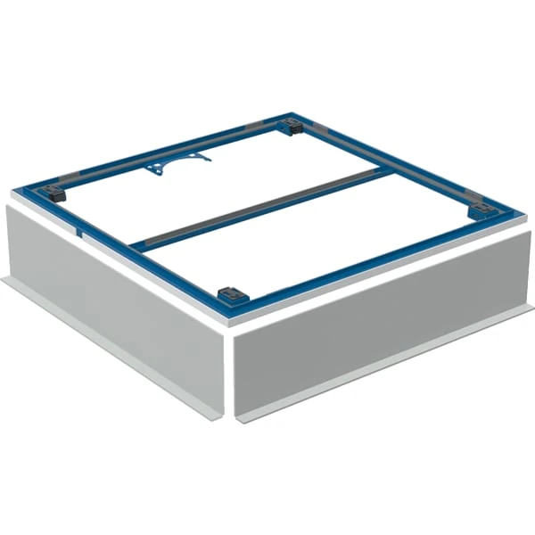 Installationsrahmen für Setaplano Duschfläche bis 100 cm, für vier Füße: B=75cm, L=90cm