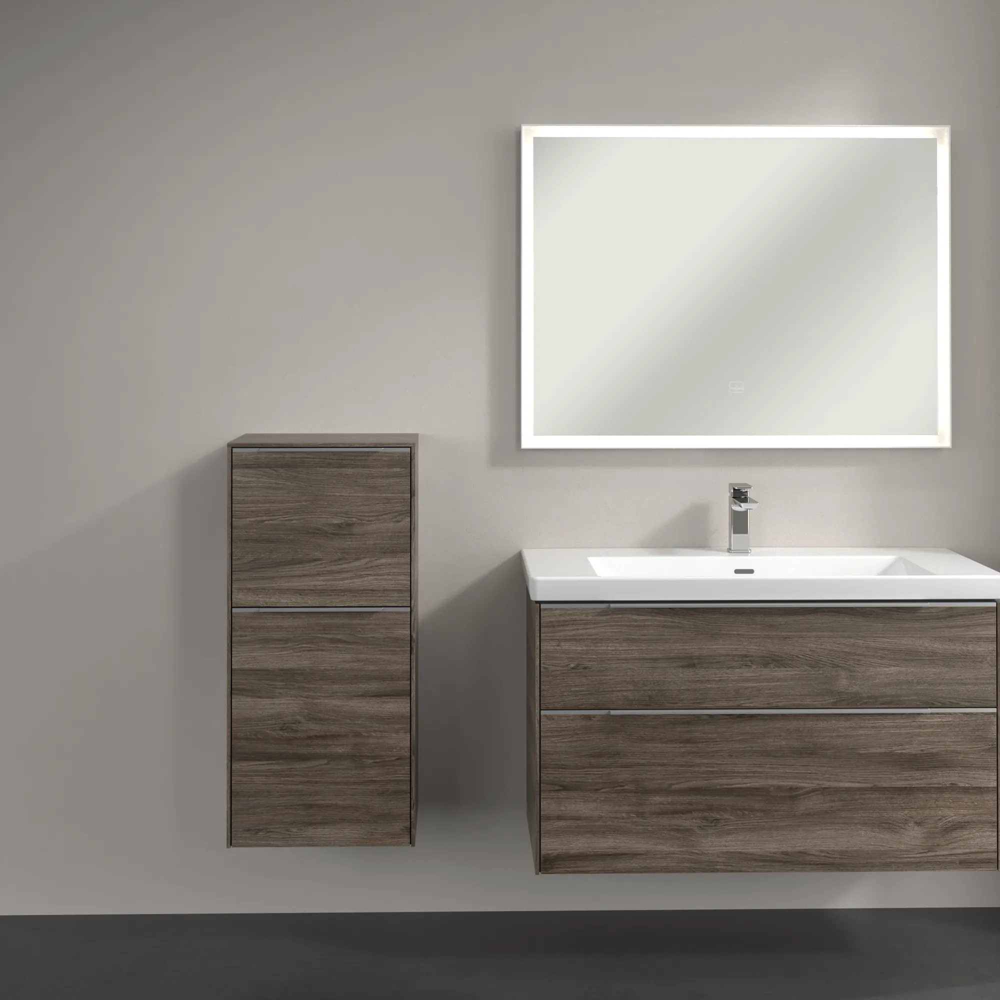 Villeroy & Boch Seitenschrank „Subway 3.0“ 40 × 86 × 36,2 × 36,2 cm 1 Auszug, 1 Tür, Anschlag (Scharnier) links, 1 Tür, Anschlag links Villeroy & Boch Seitenschrank „Subway 3.0“ 40 × 86 × 36,2 × 36,2 cm 1 Auszug, 1 Tür, Anschlag (Scharnier) links, 1 Tür, Anschlag links