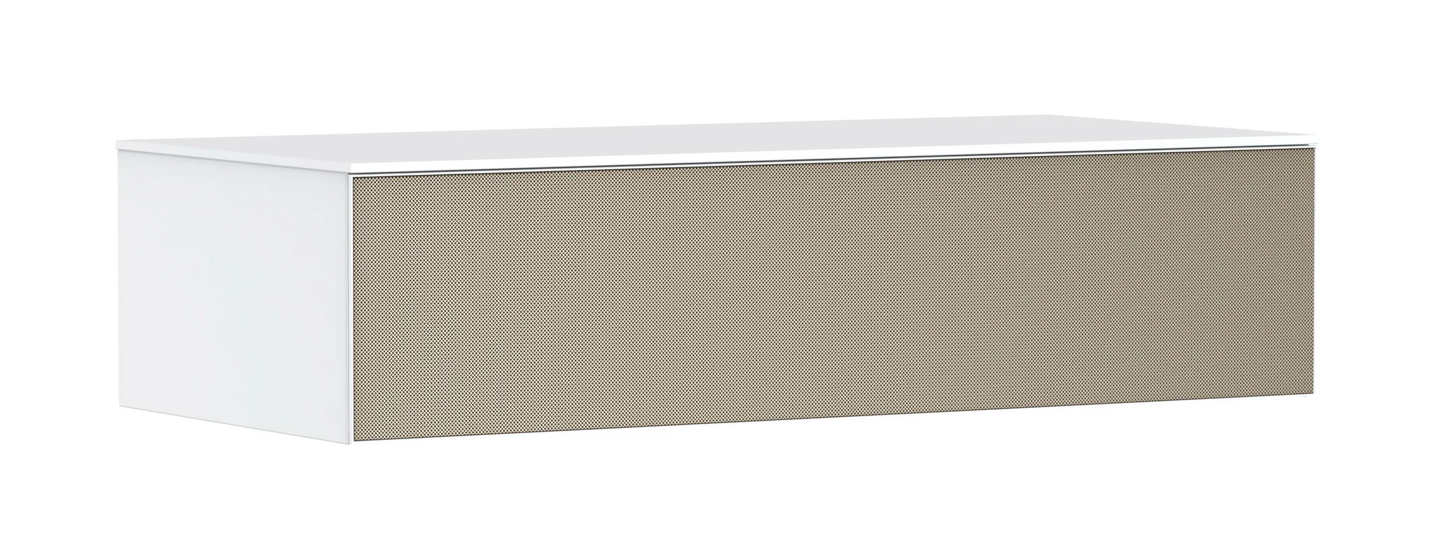 Hansgrohe Xevolos E Sideboard Mattweiß 1180x550 mm, 1 Schubkasten, grifflos mit PushOpen und SoftClose, Wandmontage Hansgrohe Xevolos E Sideboard Mattweiß 1180x550 mm, 1 Schubkasten, grifflos mit PushOpen und SoftClose, Wandmontage
