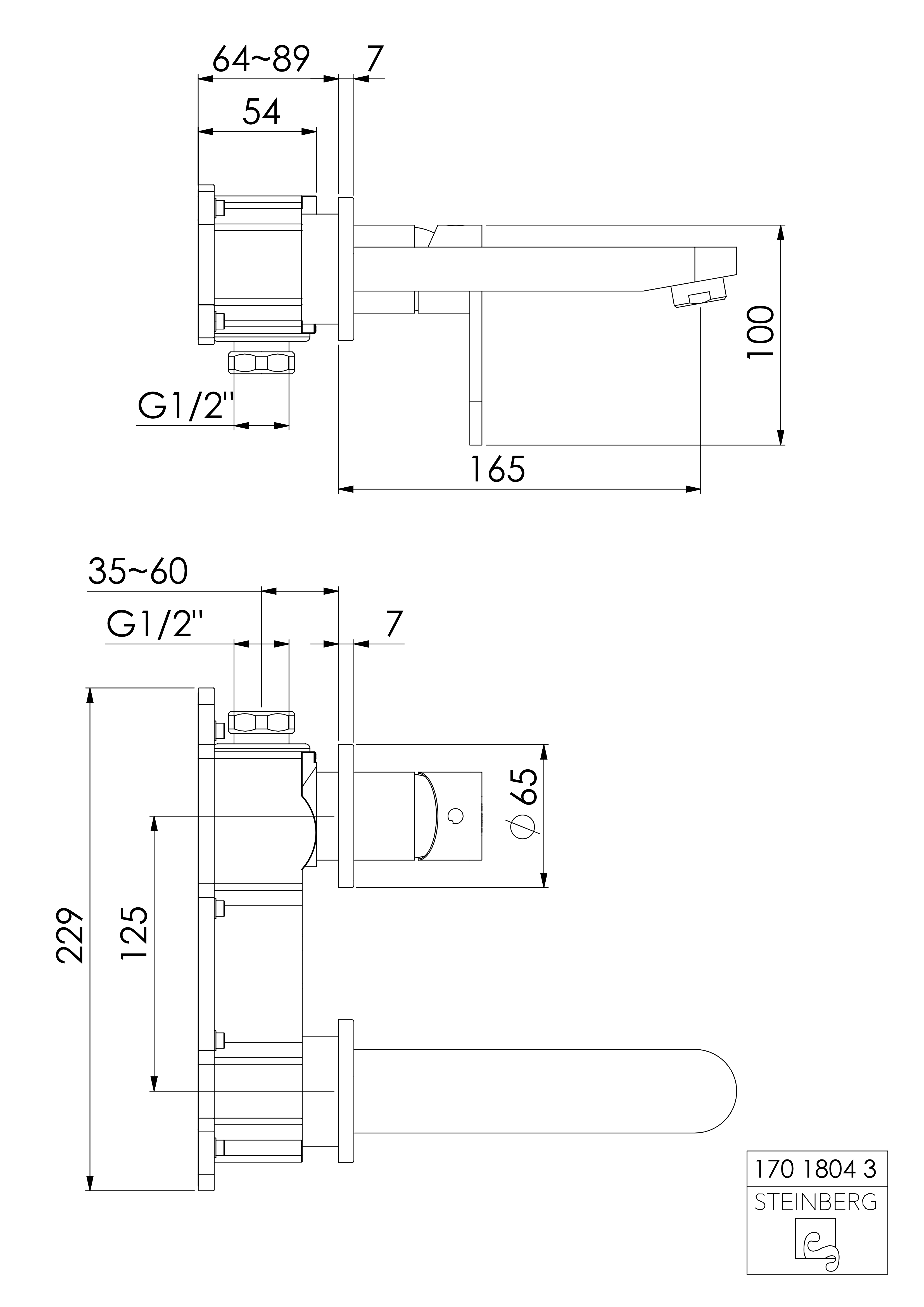 Serie 170 Fertigmontageset für Waschtisch-Einhebelmischer Ausladung: 16,5 cm Serie 170 Fertigmontageset für Waschtisch-Einhebelmischer Ausladung: 16,5 cm