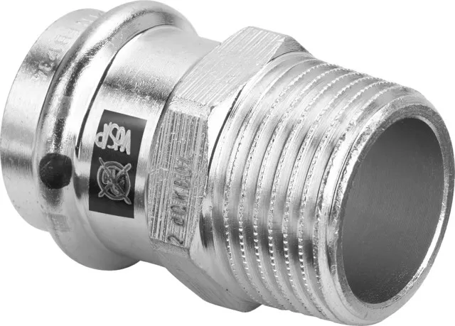 „Prestabo“ Übergangsverschraubung mit 1 Muffe und Außengewinde 12 mm × 3/8″ „Prestabo“ Übergangsverschraubung mit 1 Muffe und Außengewinde 12 mm × 3/8″